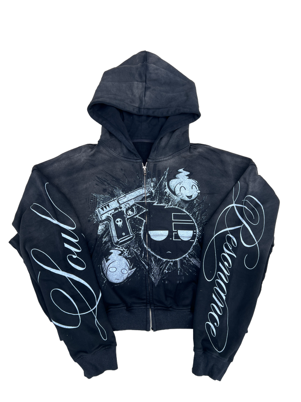 Death & Twins "Soul Resonance" Zip-Up